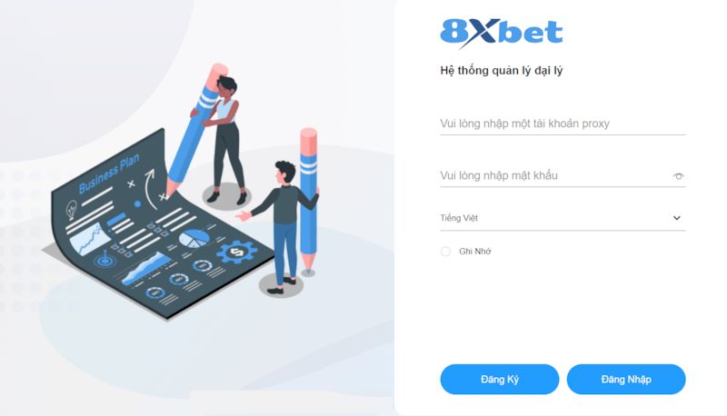 Quy trình đăng ký đại lý 8xbet khá đơn giản